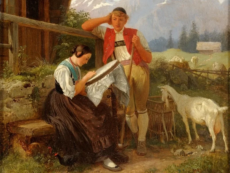 1826-Karl Roux - Un pomeriggio di sole